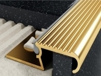 Профиль из латуни с рифлением